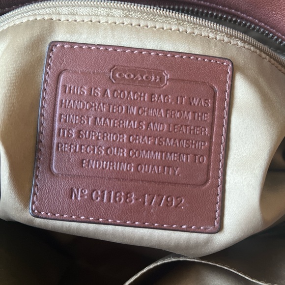 Vintage Coach tote. - Picture 3 of 5
